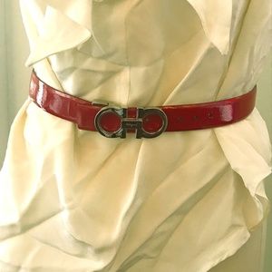 Salvatore Ferragamo Patent Leather Belt